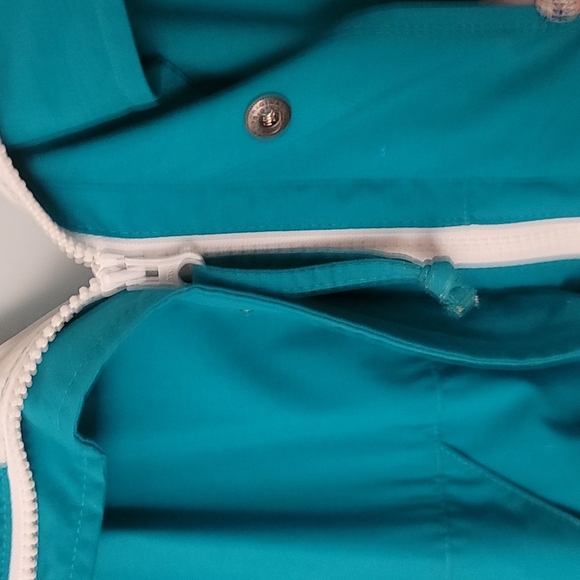 Teal Eddie Bauer all weather jacket. - Picture 3 of 9